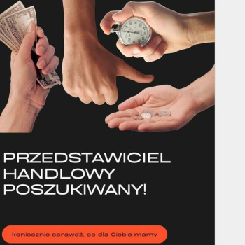 Ogłoszenie - Przedstawiciel regionalny - współpraca freelancer - 18 000,00 zł