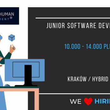 Ogłoszenie - Junior Software Developer - 14 000,00 zł