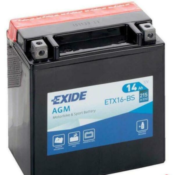 Ogłoszenie - Akumulator motocyklowy EXIDE YTX16-BS (ETX16-BS) 12V 14Ah - 260,00 zł