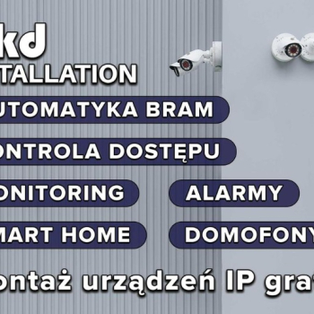 Ogłoszenie - MKD - Automatyka Napędy Bram Monitoring IP Alarm Wideodomofon Montaż - Kraków