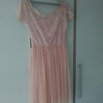 Ogłoszenie - Sprzedam Suknie Pudrowy Róż Rozmiar S/M Okazja Polecam - 50,00 zł
