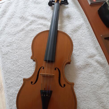 Ogłoszenie - skrzypce lutnicze połówki wykonane w Lubinie Legnickim rok - 1 400,00 zł