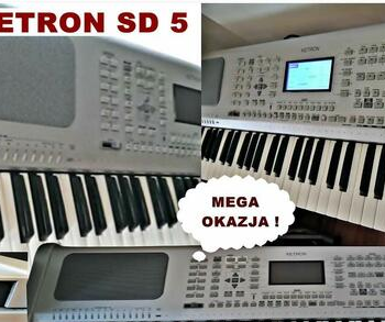 Ogłoszenie - HIT! KETRON SD5+Pedał nożny+USB/SD+Harmonizer+Video+Bonus - 6 500,00 zł