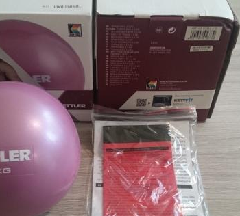 Ogłoszenie - PIŁKA do ćwiczeń Kettler Toning Ball 1,5kg pilates fitnes - 23,00 zł