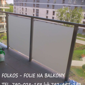 Ogłoszenie - Folia na szklany balkon Żoliborz - Oklejamy balkony Warszawa , folie na balkony - Żoliborz - 145,00 zł