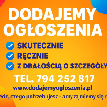 Ogłoszenie - Reklama w internecie - lokalna lub ogólnopolska, nawet na 800 portalach
