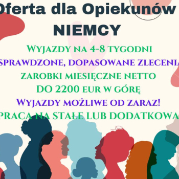 Ogłoszenie - Praca dla Opiekunek w Niemczech - do 11 000 zł na rękę! - Dolnośląskie