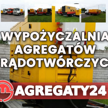Ogłoszenie - Wypożyczalnia agregatów prądotwórczych o różnej mocy - Dolnośląskie
