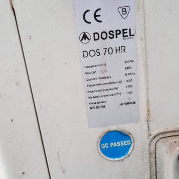 Ogłoszenie - Dospel Sama Jednostka Klimatyzatora (nr 81,( L-77) - Podkarpackie - 1 188,00 zł
