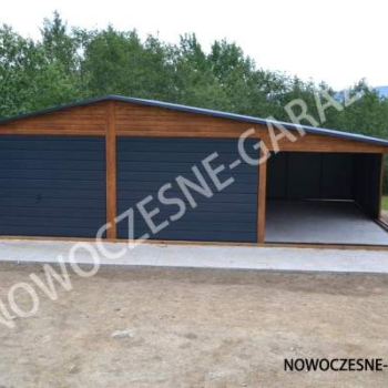 Ogłoszenie - Garaż blaszany 6x5 konstrukcja profil ocynk - 16 800,00 zł