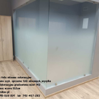 Ogłoszenie - Folie dekoracyjne Lublin - Folie gradientowe MGŁA- oklejanie szyb, sprzedaż folii Lublin- Folkos folia MGŁA - Lublin - 137,00 zł