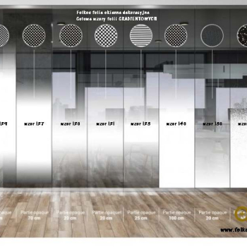 Ogłoszenie - Mgła - folia dekoracyjna do oklejania szyb- Siedlce -Folie gradientowe dekoracyjne Folkos -Oklejanie , sprzedaż - Siedlce - 137,00 zł
