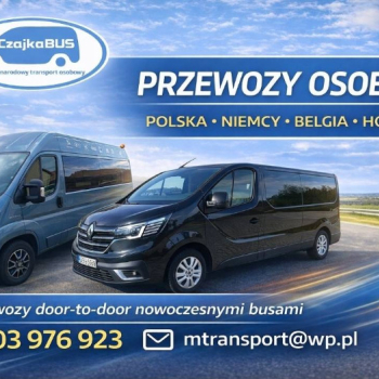 Ogłoszenie - Przejazdy busem do Niemiec, Holandii, Belgii. Przeprowadzki