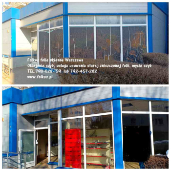 Ogłoszenie - Zrywanie , demontaż folii z okien, witryn Warszawa - usuwanie folii, kleju - mycie szyb Usługa Warszawa - Ochota - 123,00 zł