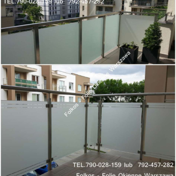 Ogłoszenie - Oklejamy balkony Ursus- Ochota- Włochy - folie na szyby balkonowe -folia na szklany balkon Warszawa - Ursus - 144,00 zł