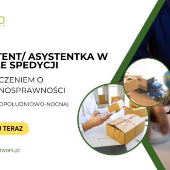 Ogłoszenie - Asystent/Asystentka w dziale spedycji z orzeczeniem o niepełnosprawności (zmiana popołudniowo-nocna) zdalnie cała Polska - 4 806,00 zł