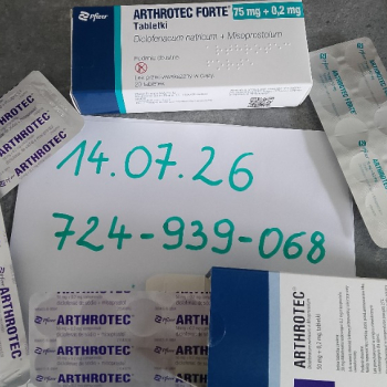 Ogłoszenie - Arthrotec Forte tabletki sprzedam Arthrotec 50 Misoprostol tabletki Ru486 Cytotec - Ursus - 280,00 zł