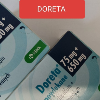 Ogłoszenie - Bez recepty - Na receptę -Doreta 75mg 60tab - 100,00 zł