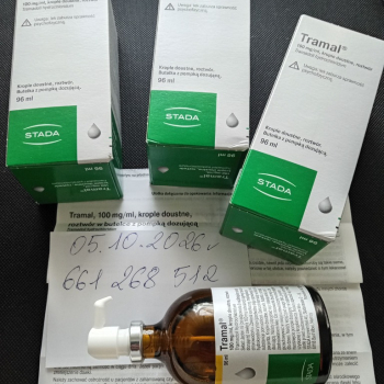Ogłoszenie - Tramal Krople 96 ml . Odbiór wyłącznie osobisty. - Mazowieckie - 300,00 zł