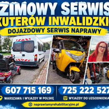 Ogłoszenie - DOJAZDOWY SERWIS SKUTERÓW INWALIDZKICH - ZADBAJ O SPRZĘT ZIMĄ - Mazowieckie